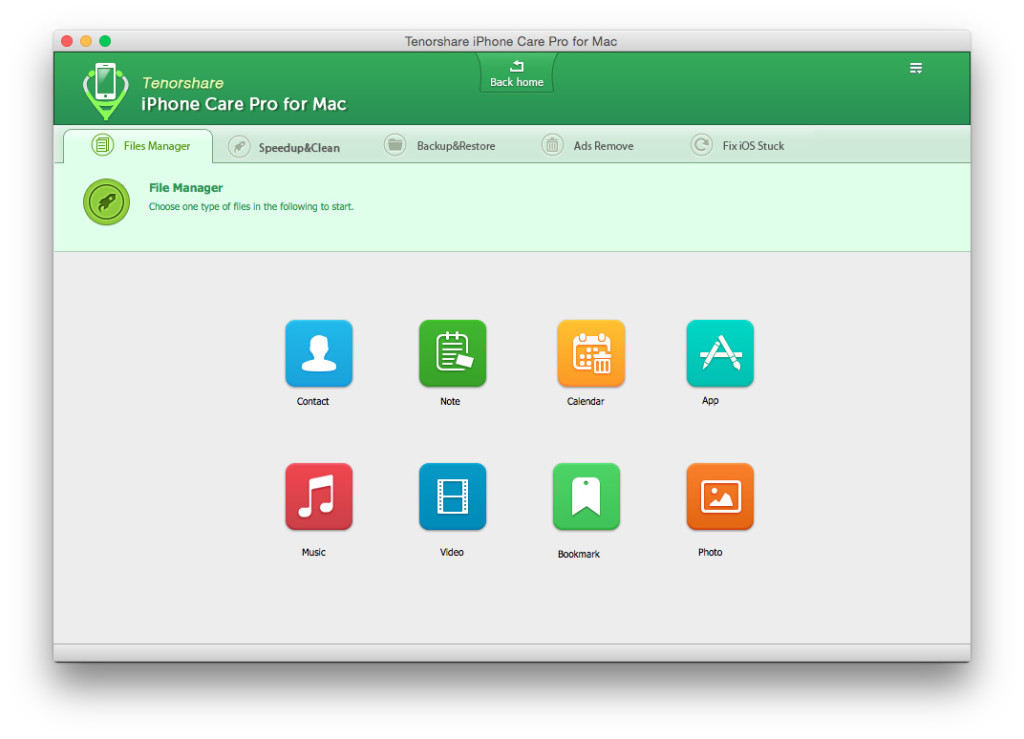 Стик файл. Приложение Tenorshare. ICAREFONE для Mac. Iphone Care программа. Картинки приложения Cleaner & file Manager.